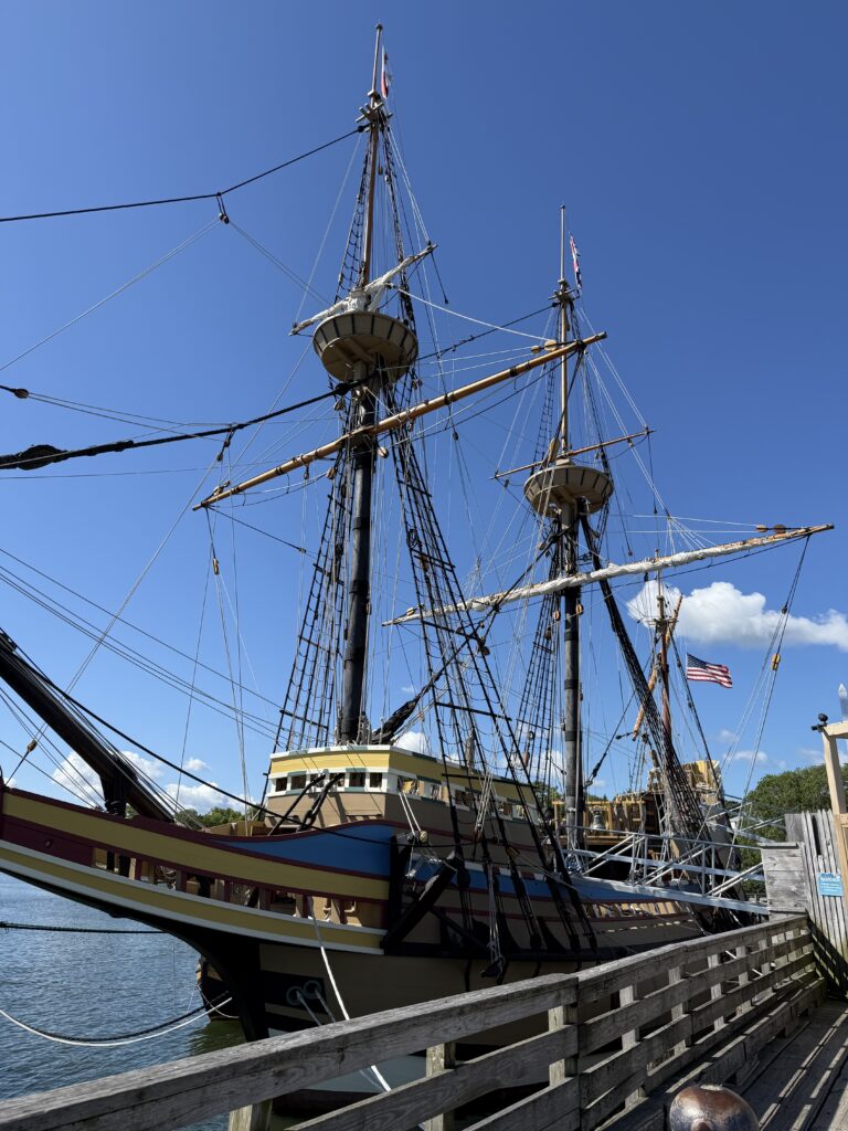 Mayflower, plymouth, plymouth harbor, south shore, south shore coastal towns